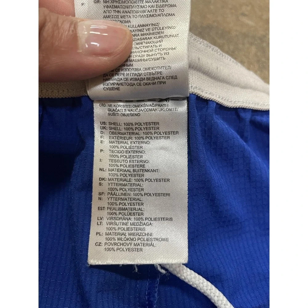 Adidas Shorts Youth 14 Blue 3-Stripes Adizero Athletic Soccer Running Gym‎